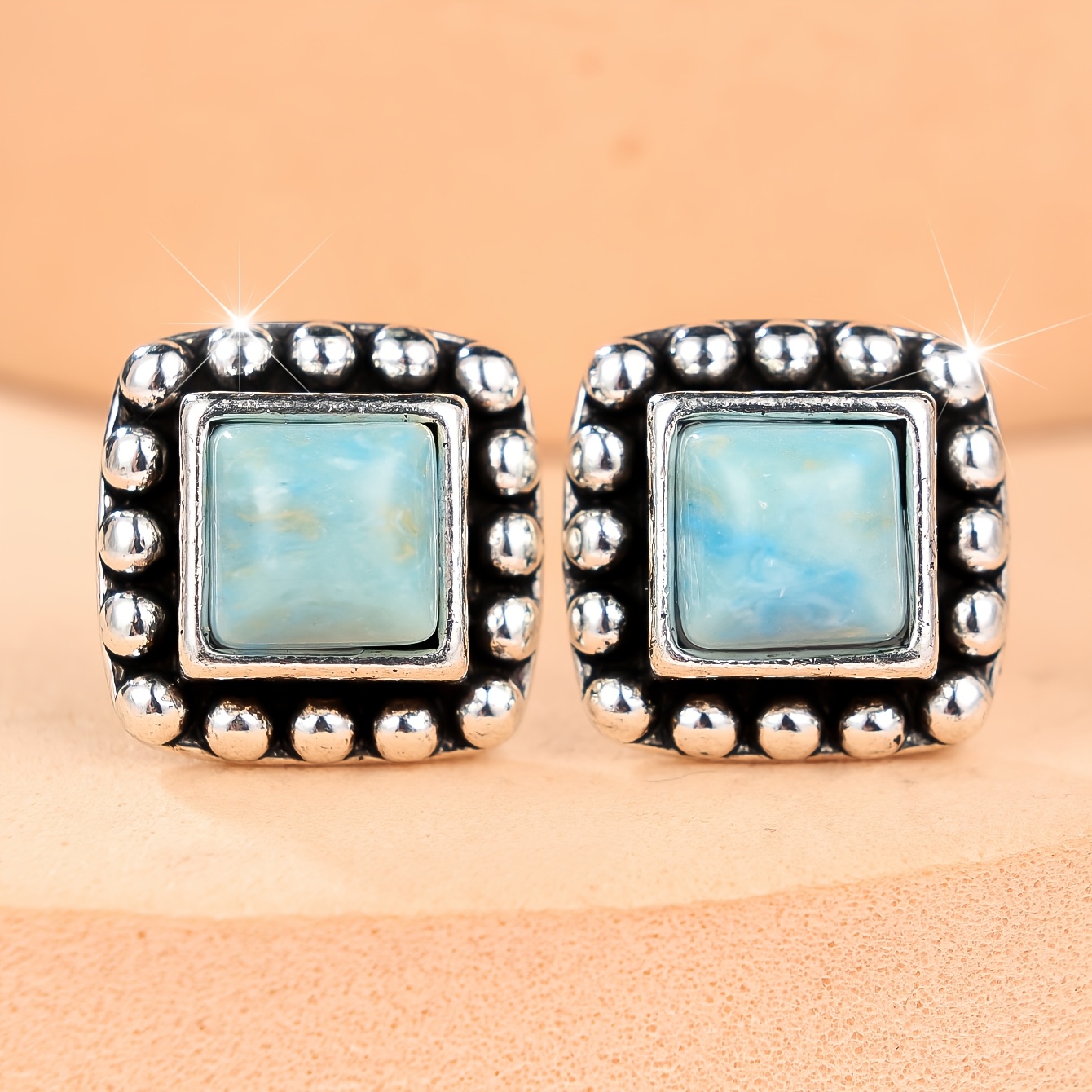 6pc Mixed-Color Literary Style Earrings Set for Women